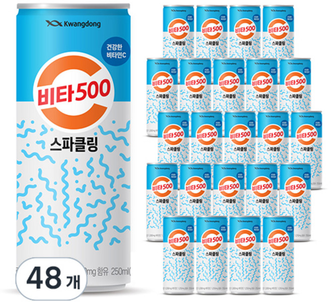 비타500 스파클링, 250ml, 48개