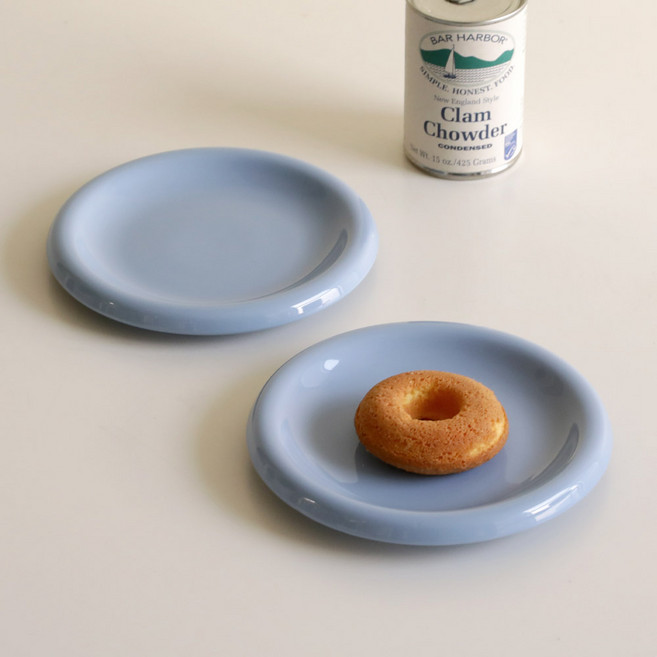 이우아여사 오데뜨 버블 플레이트, 라이트블루, 2개