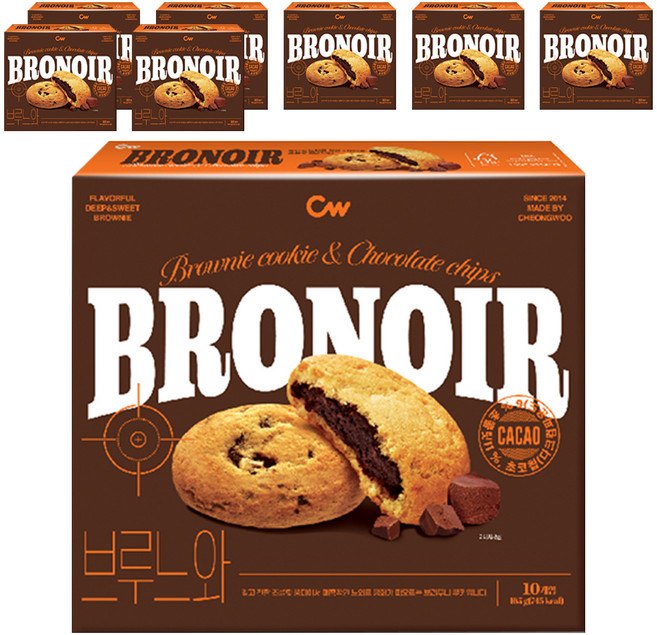 청우식품 브루느와, 165g, 8개