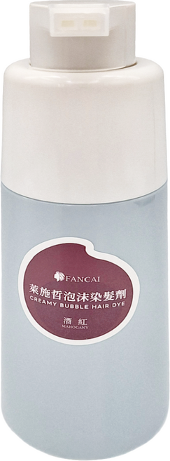 L'AISANZ 萊施哲 泡沫染髮劑 200ml, 酒紅色, 1瓶