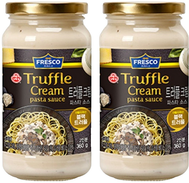 OTOKI 不倒翁 Fresco松露奶油義大利麵醬, 360g, 2罐