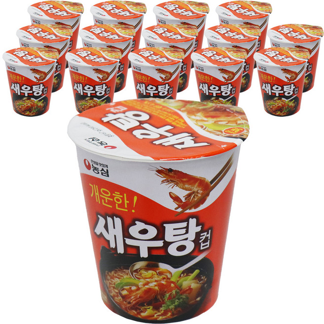 새우탕 컵 67g, 15개