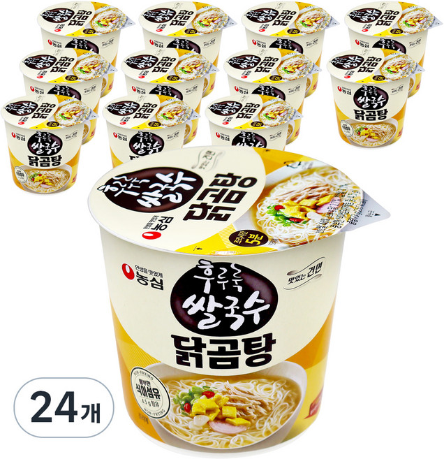 후루룩 쌀국수 닭곰탕, 73g, 24개