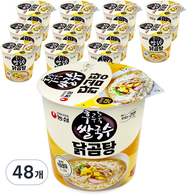 후루룩 쌀국수 닭곰탕, 73g, 48개