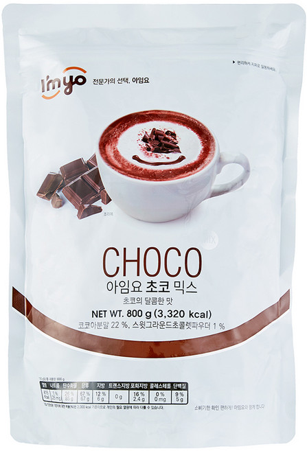 아임요 초코 믹스 파우더, 800g, 1개입, 1개