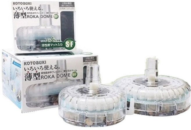 고토부키 플랫 돔 거북이 여과기 S-F, 1개