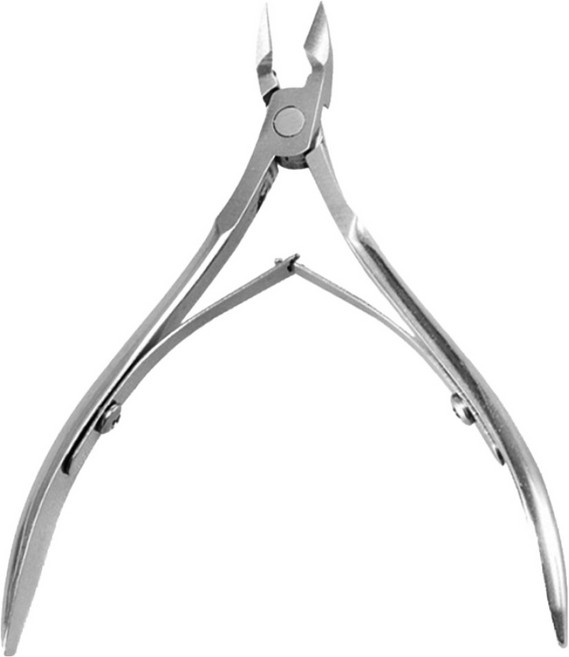 하비에 큐티클 제거 네일 니퍼, 1개, 실버