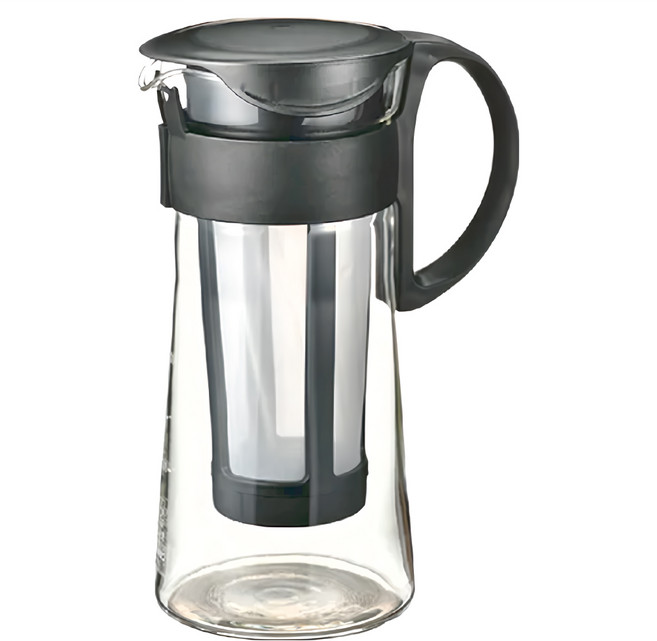 HARIO 好璃奧 迷你黑色冷泡咖啡壺, 冷泡咖啡壺, 600ml, 1個