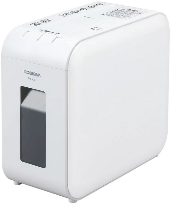 IRIS OHYAMA 愛麗思歐雅瑪 超靜音極細保密碎紙機 短碎狀, 白色, P6HCS‐W