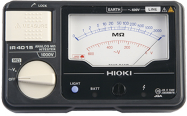 HIOKI 日置電機 絕緣電阻計 類比 IR4015-10 C4160276, 1個