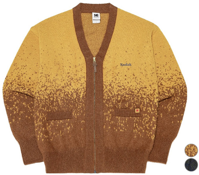 코닥어패럴 남녀공용 트립 키드모헤어 가디건