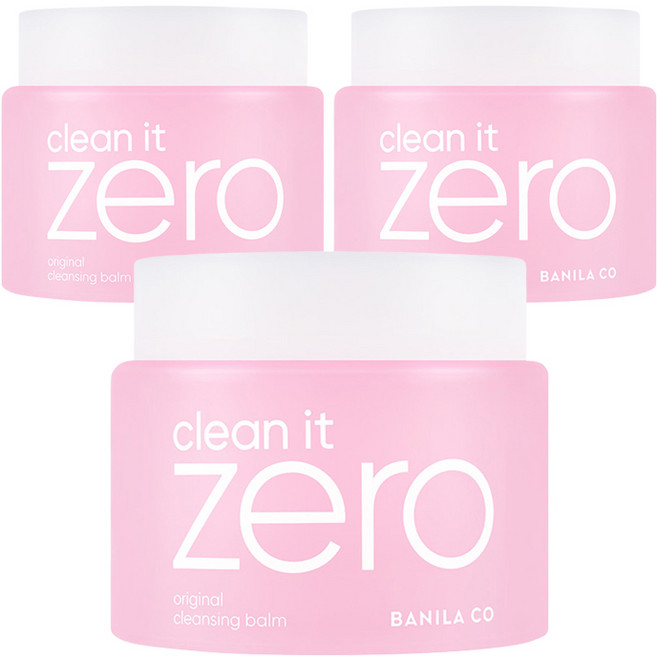 BANILA CO 芭妮蘭 零感肌瞬卸凝霜 經典款, 180ml, 3罐