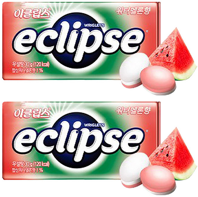 이클립스 워터멜론 하드캔디, 2개, 30g