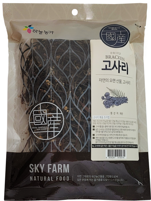 하늘농가 건고사리, 1개, 70g