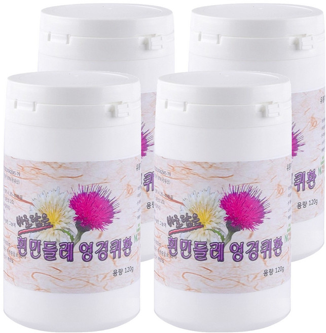 양원농장 흰민들레 엉겅퀴환, 4개, 120g