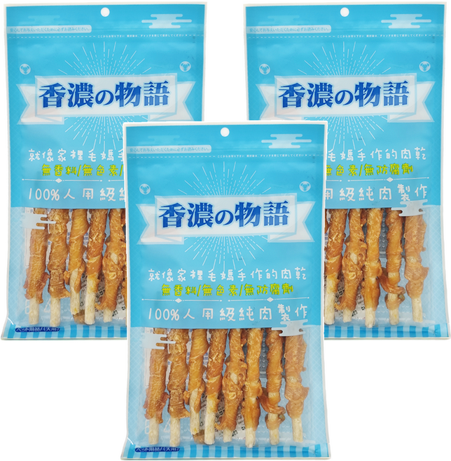 香濃物語 骨棒雞肉捲 8支, 雞肉, 110g, 3包