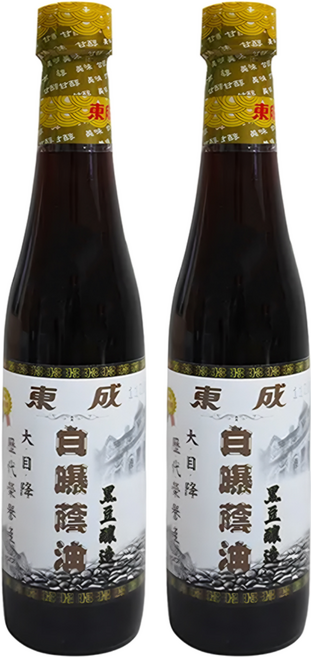 東成 黑豆白曝蔭油, 430ml, 2瓶