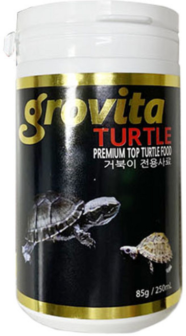그로비타 거북이 전용사료, 85g, 1개