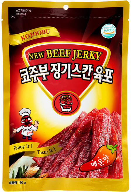 코주부 징기스칸 육포 매운맛, 130g, 1개