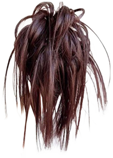 젤루나 숏업 포니테일 볼륨 집게 붙임머리 헤어 반가발 HB-06-3, 다크 브라운, 1개