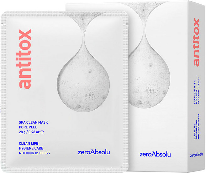 안티톡스 스파클린 마스크, 1개, 8개입