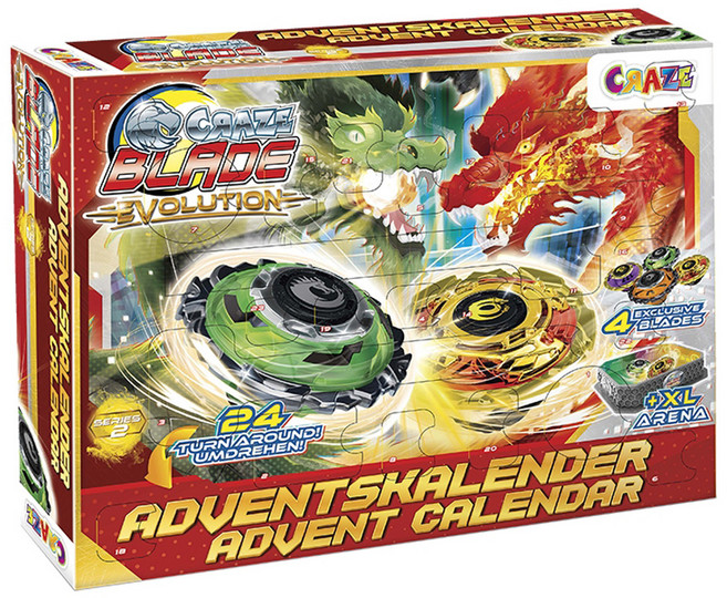 CRAZE 戳戳樂降臨曆 戰鬥陀螺, 1盒
