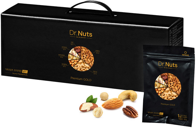 닥터넛츠 프리미엄 골드 견과 선물세트 840g, 1세트