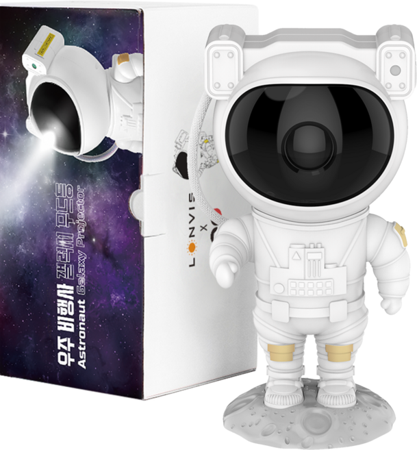 아재방 우주 비행사 무드등, 화이트