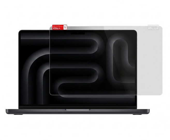 YADI 亞第 HC高清抗刮水之鏡保護貼 Apple MacBook Pro 14 M5 A3434 2025專用 PF4HC-AP-PRO-14-21, 1個