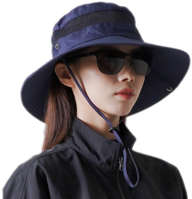 LouisBeHome 男女通用狩獵登山帽, 海軍藍