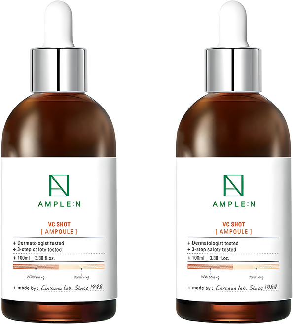 AMPLE N VC Shot維他命亮采安瓶, 100ml, 2瓶