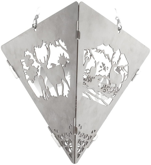 ISE MOUNT 小島嶼山 森嶼麋鹿三角焚火爐 1個