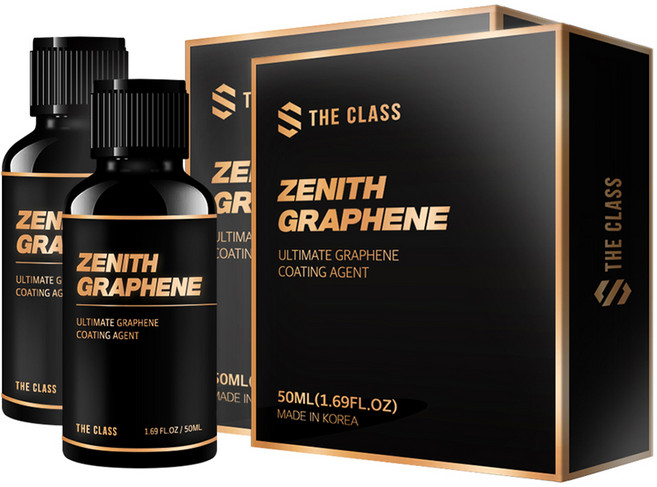 더클래스 제니스 그래핀 유리막 코팅제, 50ml, 2개