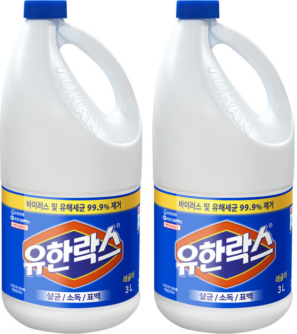유한락스 레귤러 락스, 3L, 2개