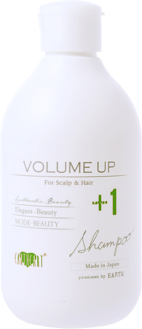 EARTH HAIR&MAKE 沙龍級洗髮露 輕盈蓬鬆, 300ml, 1瓶