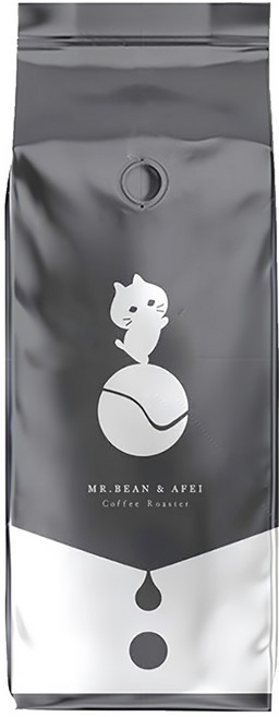 MR.BEAN&AFEI 豆豆先生與他的阿肥 蘇門達臘木質調曼特寧, 咖啡豆(無研磨), 450g, 1包
