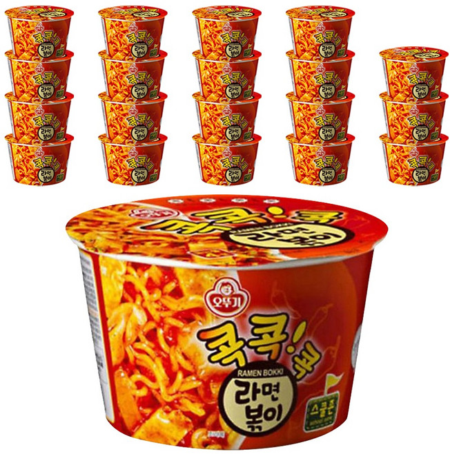 오뚜기 콕콕콕 라면볶이 용기 120g, 20개