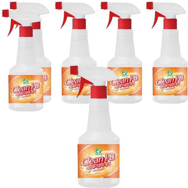 청소해결사 크린피비 찌든때 기름때 제거, 650ml, 6개