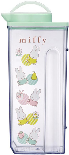 Skater MIFFY冷水壺, 綠色, 2.2L, 1個
