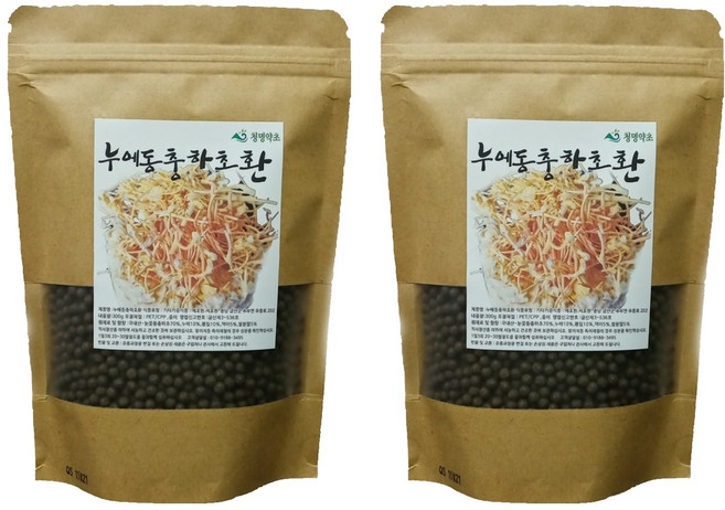 청명약초 누에동충하초환 골드, 2개, 300g