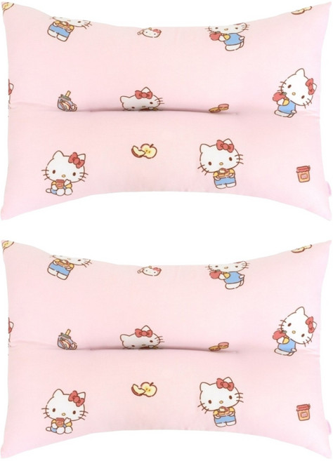 나라홈데코 산리오 워싱 경추베개, 헬로키티 애플파이, 2개