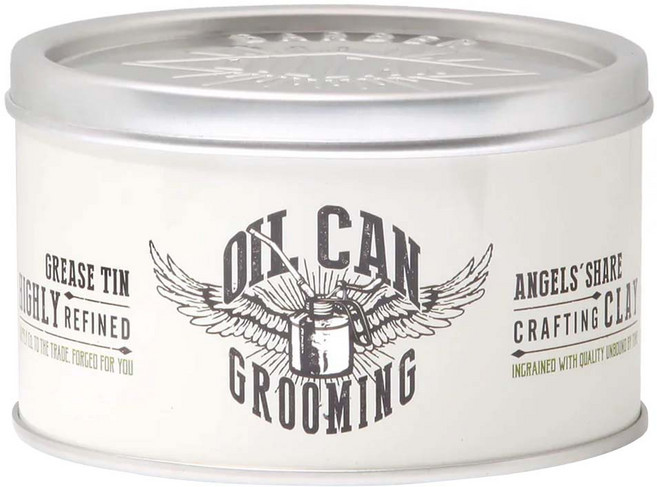 OIL CAN GROOMING 白罐 髮泥, 100ml, 1罐