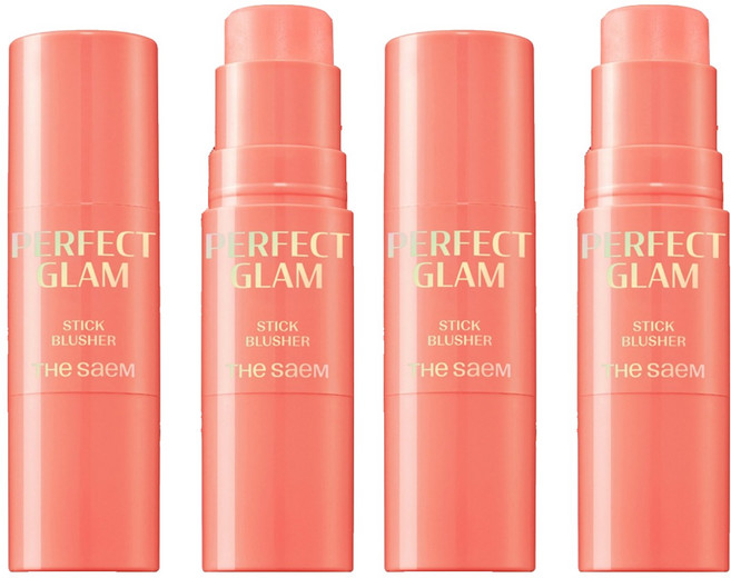 퍼펙트 글램 스틱 블러셔 6g, 2개, CR01 애프리콧 밀크