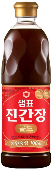 샘표 진간장 골드, 860ml, 1개