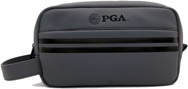 PGA투어 투지퍼 골프 파우치 백 214, 그레이