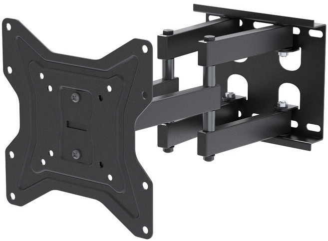 HYB 상하좌우 각도조절 듀얼암 TV모니터 브라켓, 1개, HWA822