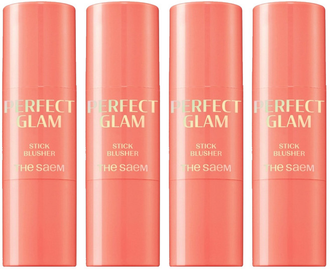 퍼펙트 글램 스틱 블러셔 6g, 4개, CR01 애프리콧 밀크