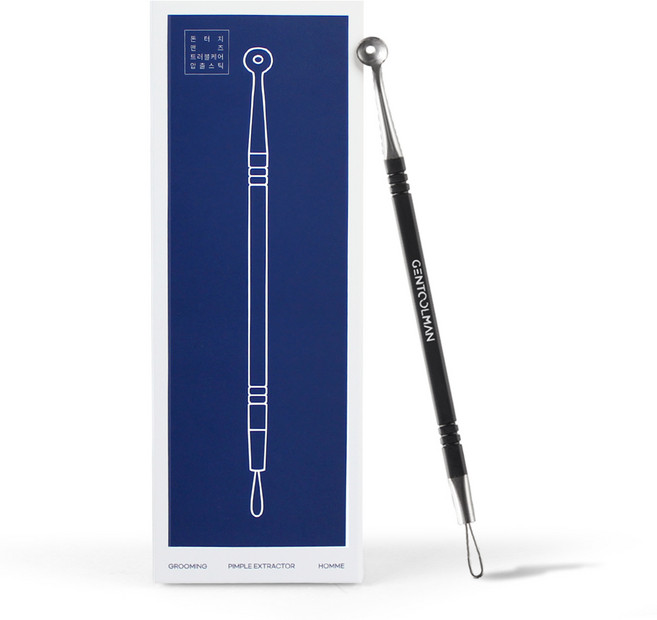 젠툴맨 돈터치 맨즈 트러블 케어 압출스틱, 1개, 실버