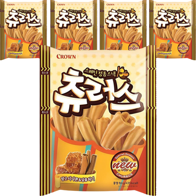 크라운 츄러스, 84g, 5개