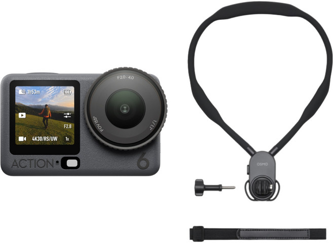 DJI Osmo Action 6 넥 마운트 촬영 콤보